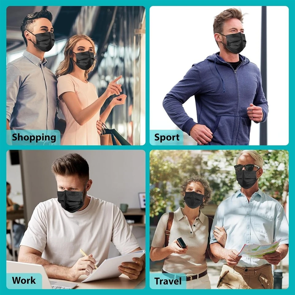 black disposable masks near me